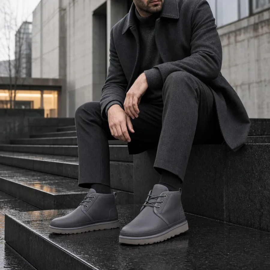 UGG Neumel Boot серого цвета на шнуровке