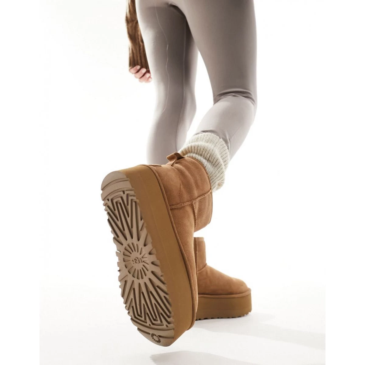 UGG Classic Mini Platform Chestnut — фото 7