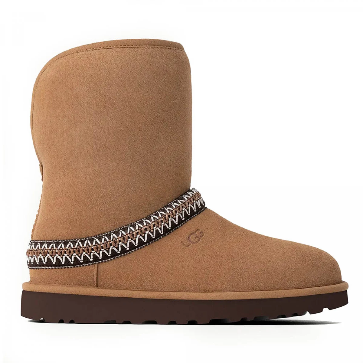 UGG Classic Short Crescent Chestnut — фото 2