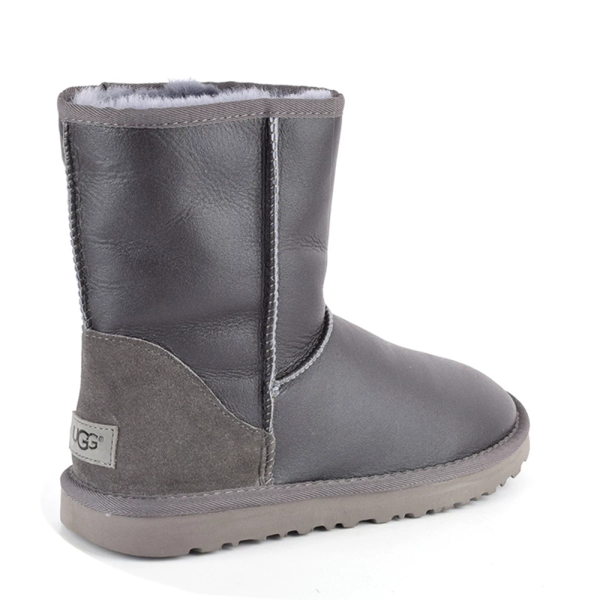 UGG Classic Short II Metallic Grey — фото 6
