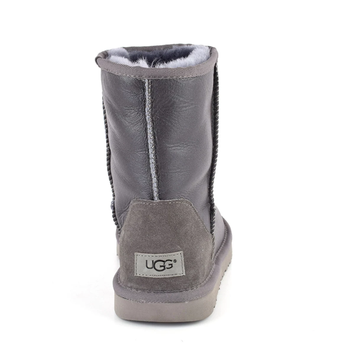 UGG Classic Short II Metallic Grey — фото 5