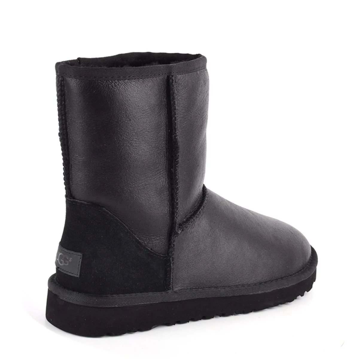 UGG Classic Short Mens Metallic Black — фото 4