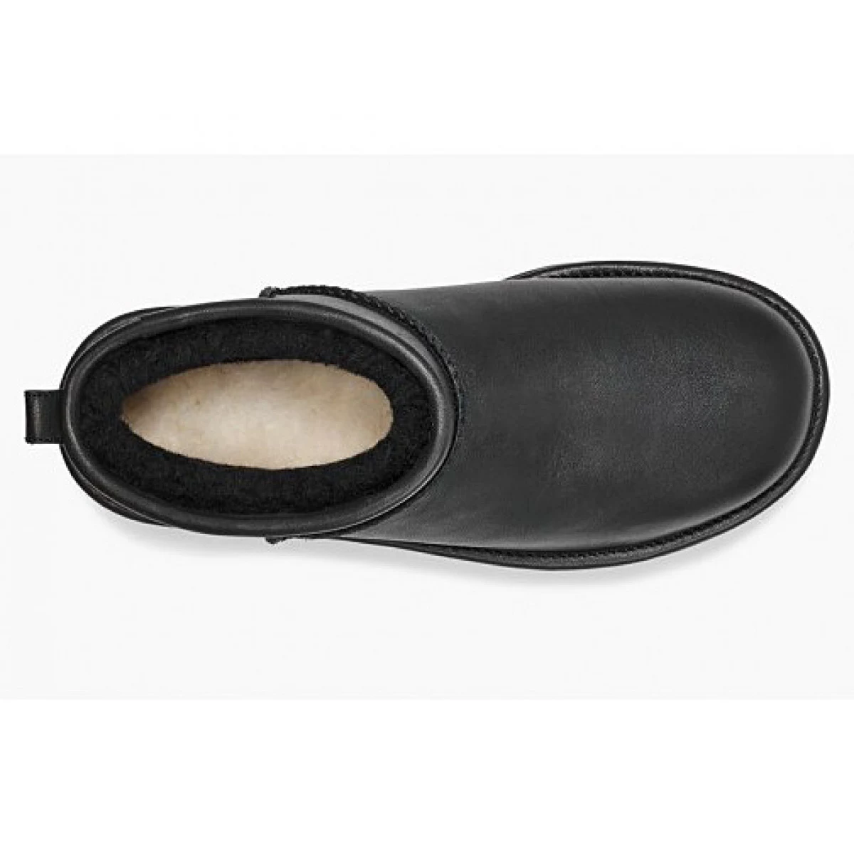 UGG Classic Ultra Mini Platform Leather Black — фото 5