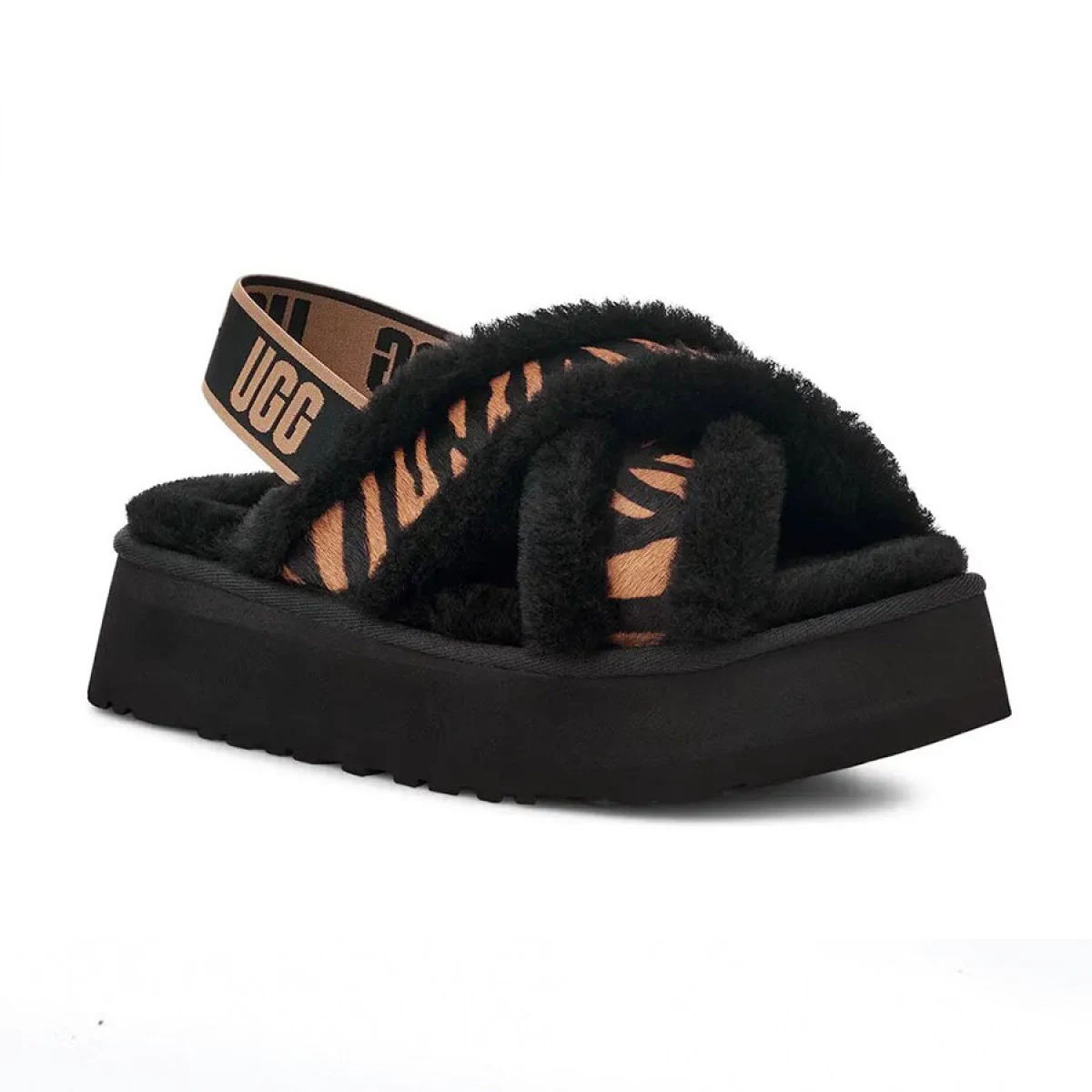 UGG Disco Cross Slide Black — фото 3