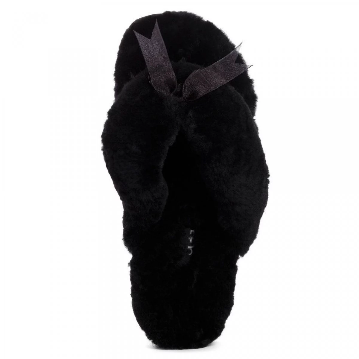 UGG Fluff Flip Flop Black — фото 3