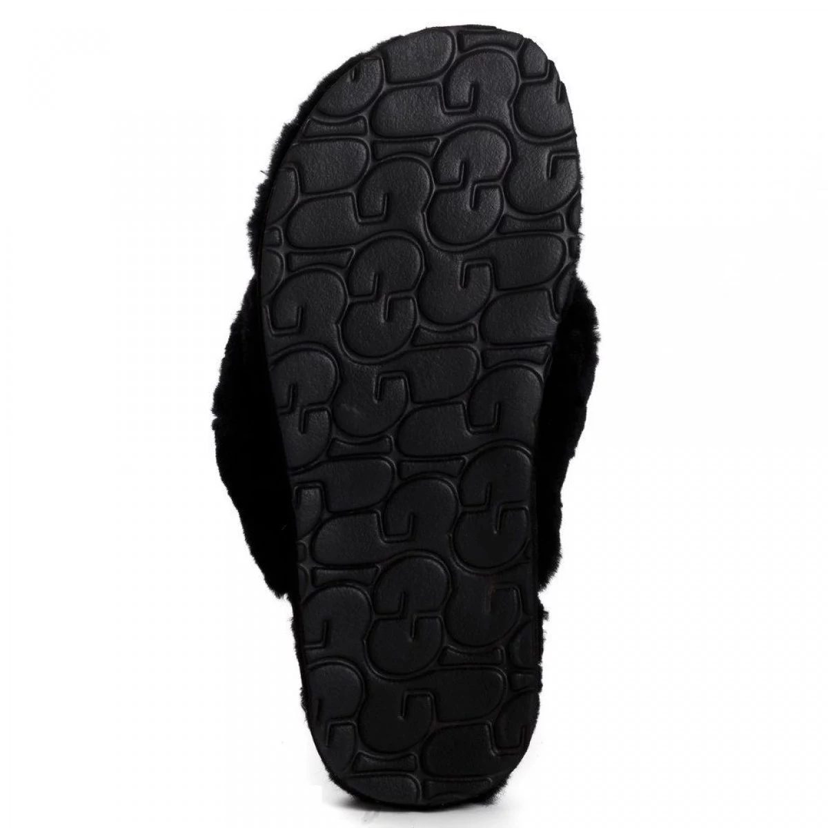 UGG Fluff Flip Flop Black — фото 5