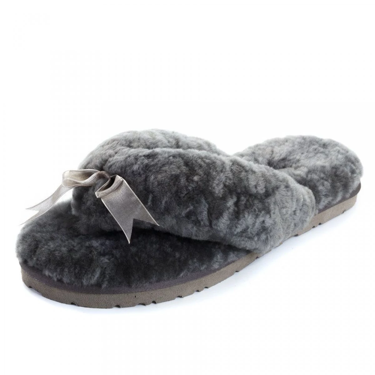 UGG Fluff Flip Flop Grey — фото 4