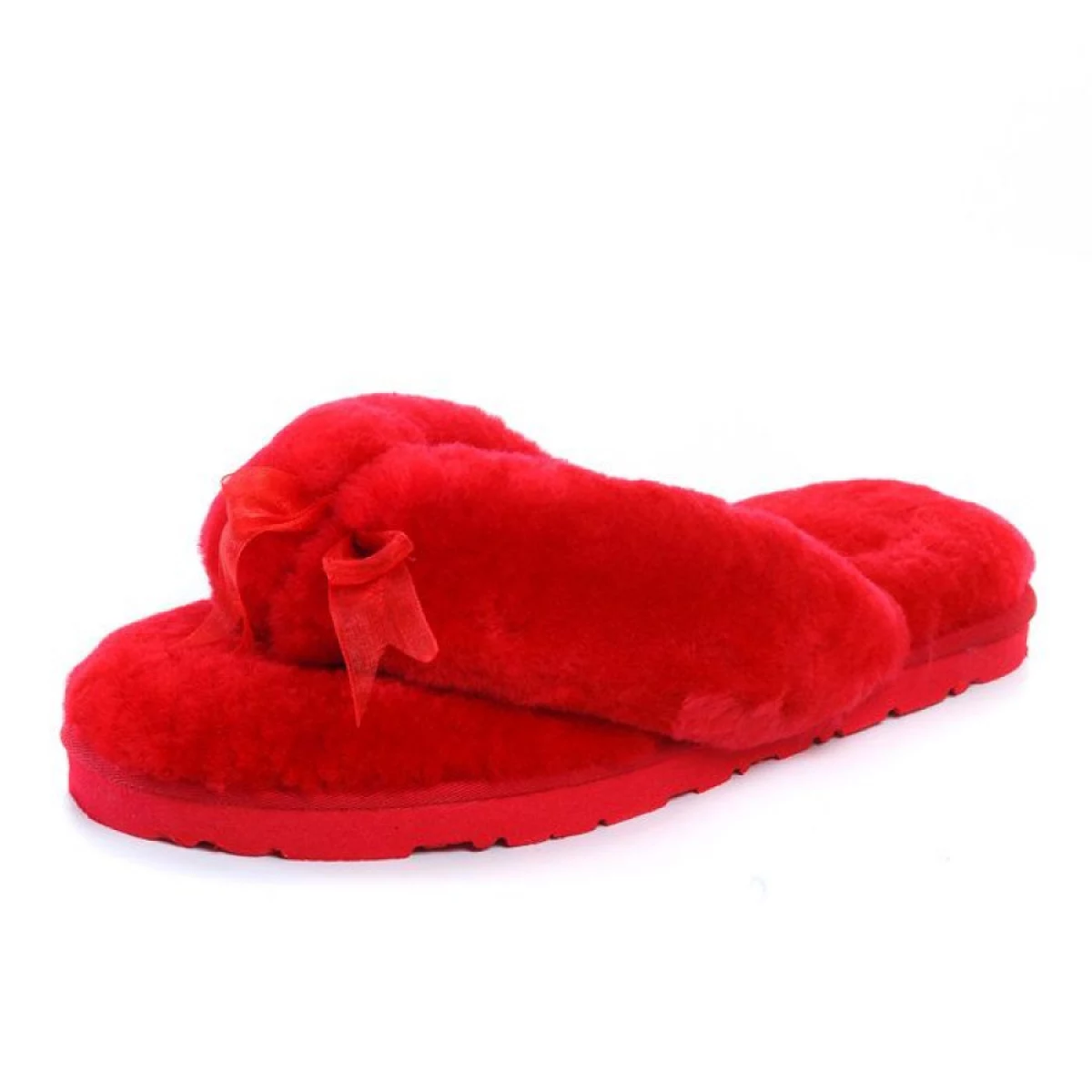 UGG Fluff Flip Flop Red — фото 4