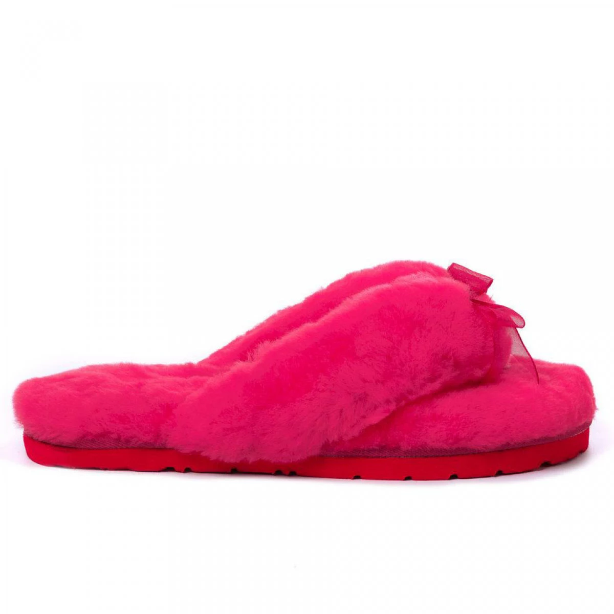 UGG Fluff Flip Flop Rose Red — фото 2