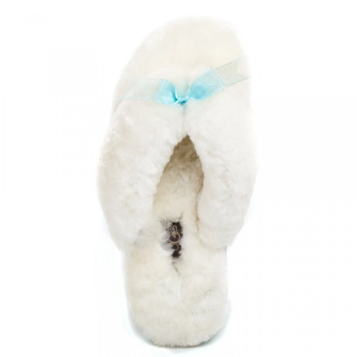 UGG Fluff Flip Flop White — фото 3