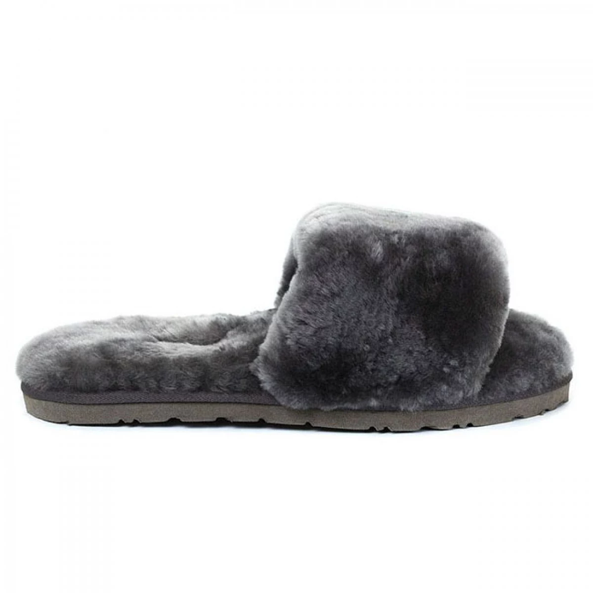 UGG Fluff Slide Slippers Grey — фото 2