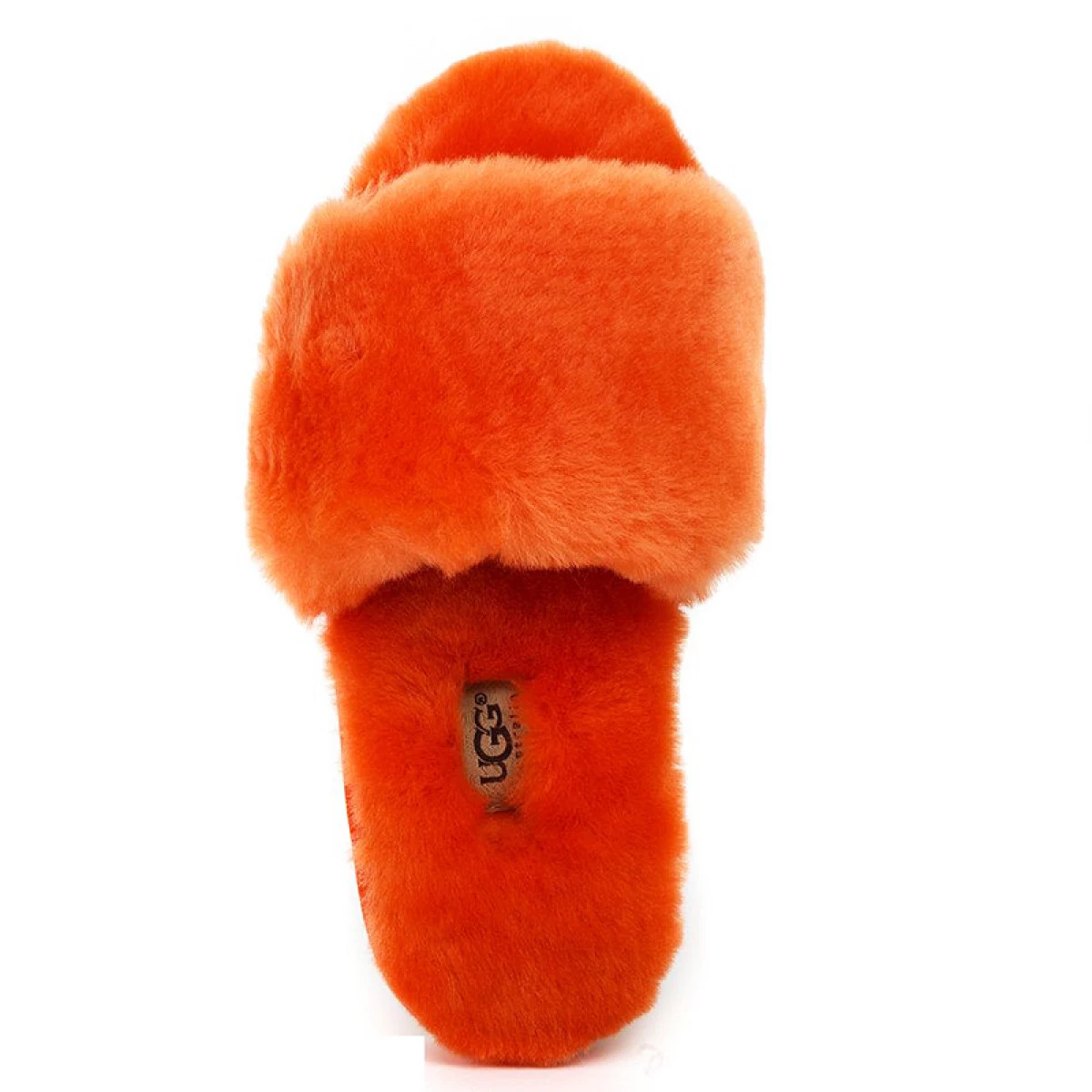 UGG Fluff Slide Slippers Orange — фото 3