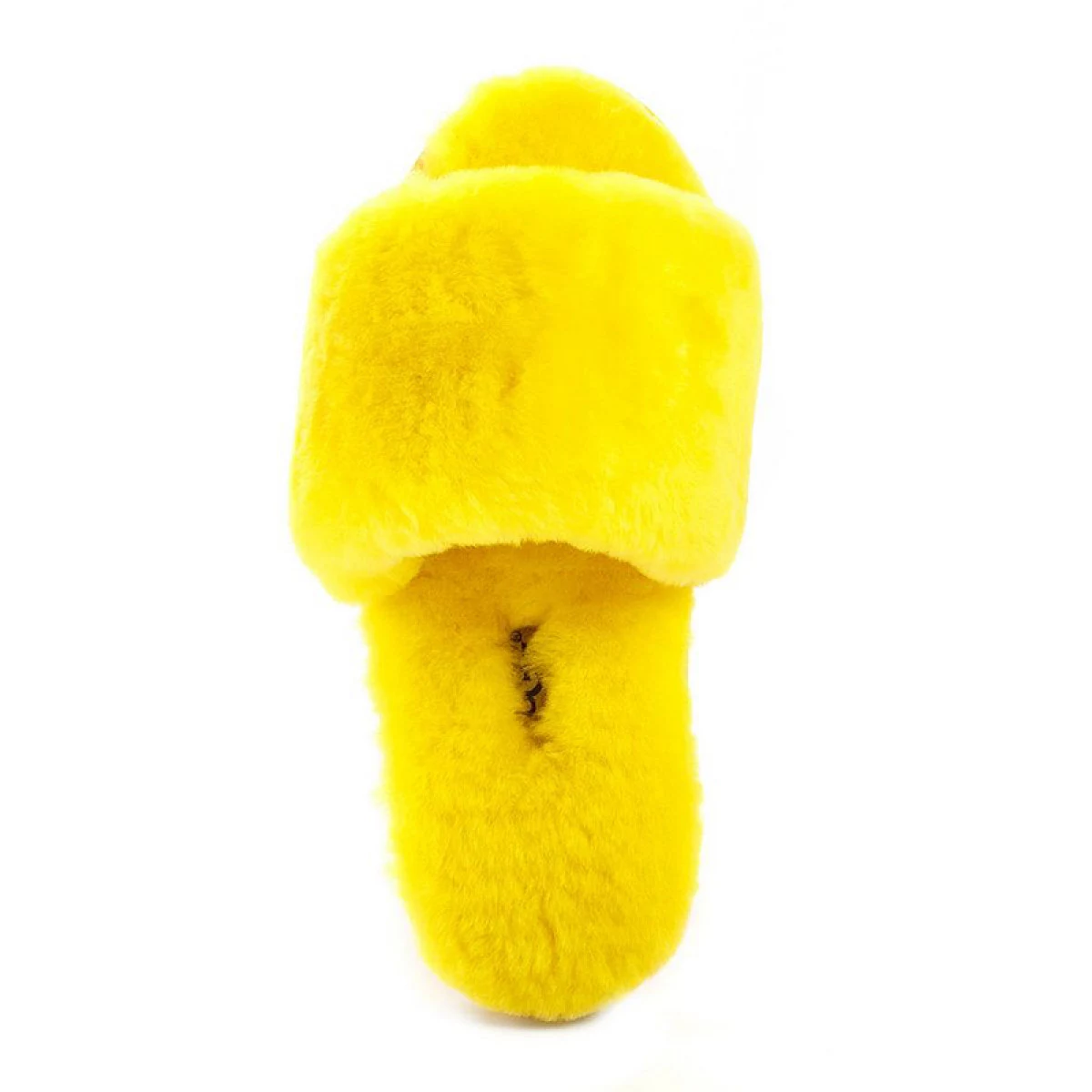 UGG Fluff Slide Slippers Yellow — фото 3