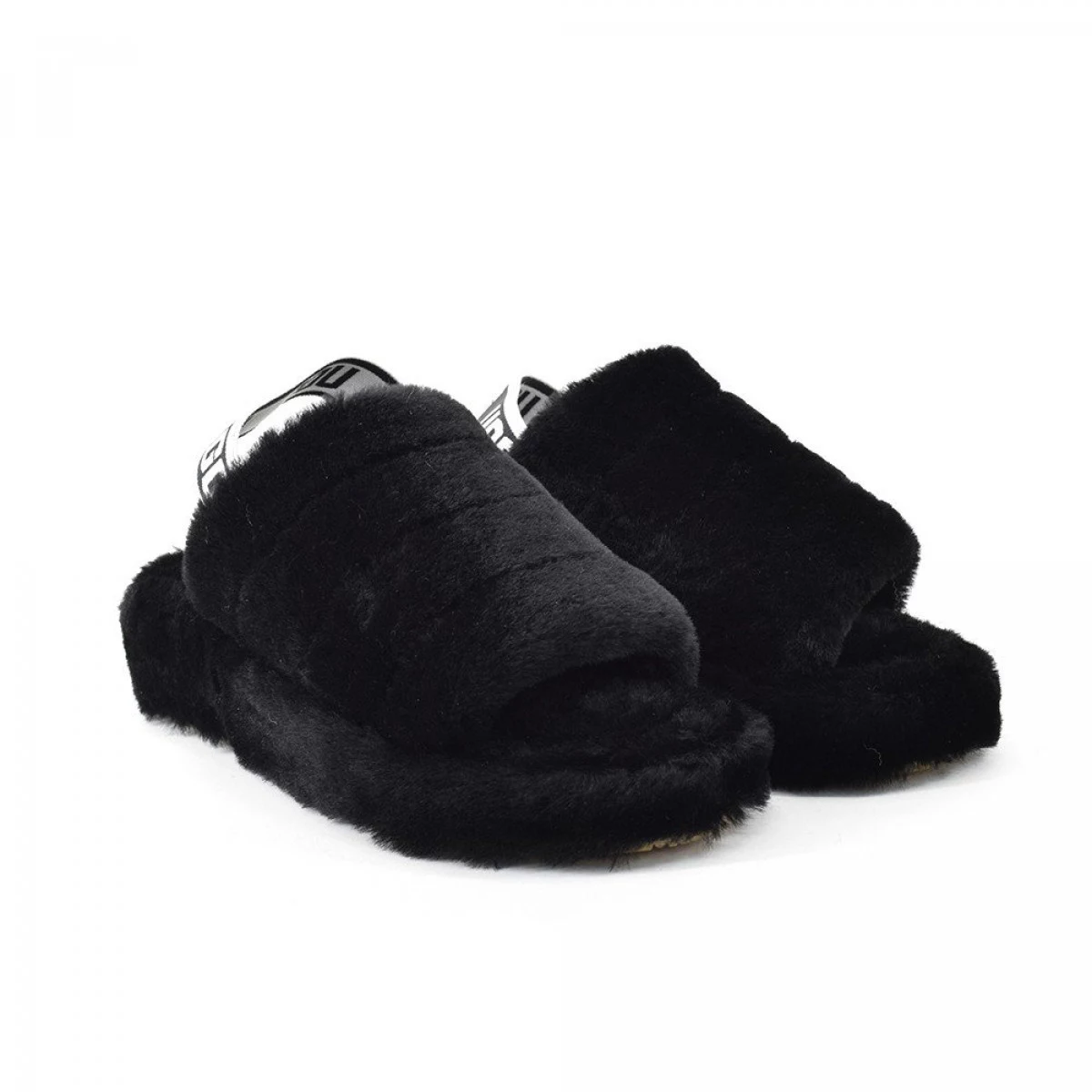 UGG Fluff Yeah Slide Black — фото 2