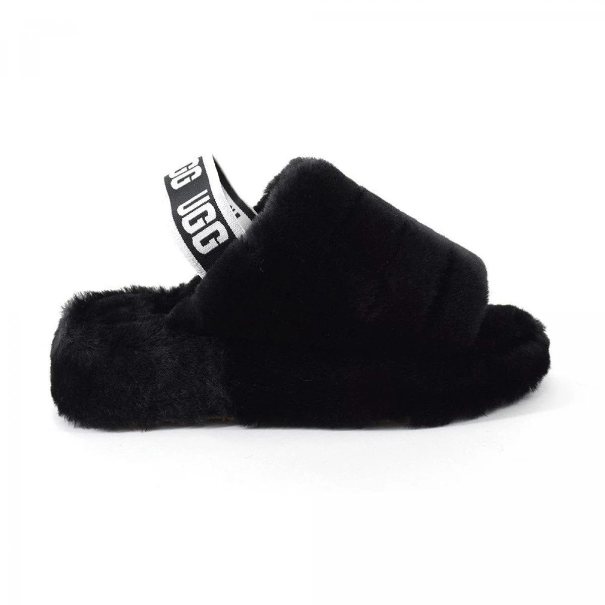 UGG Fluff Yeah Slide Black — фото 3