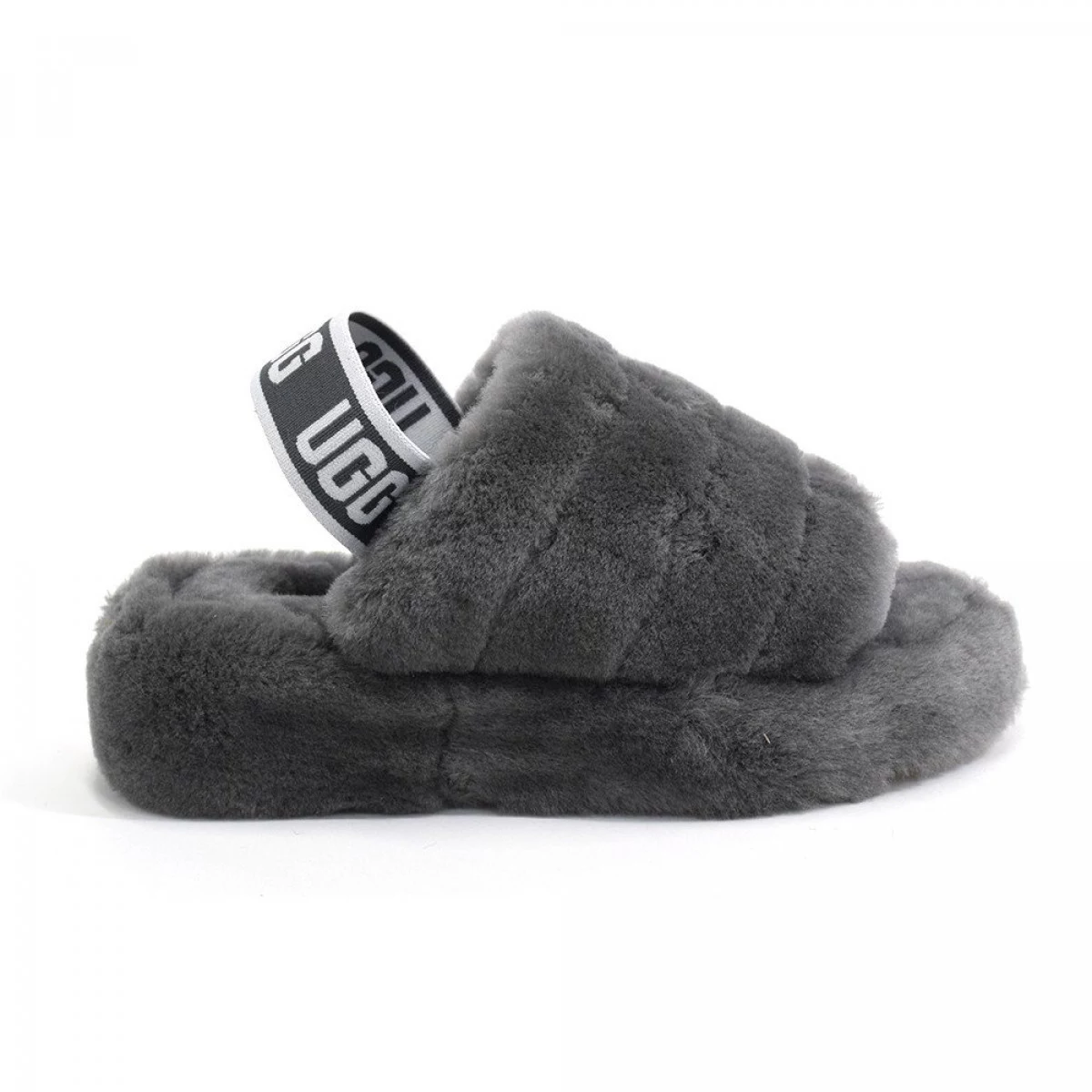 UGG Fluff Yeah Slide Grey — фото 3