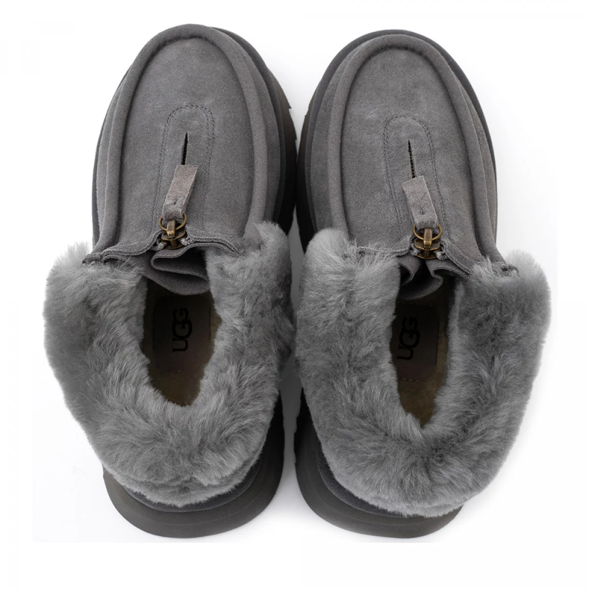 UGG Funkette Platform Boots Grey — фото 4