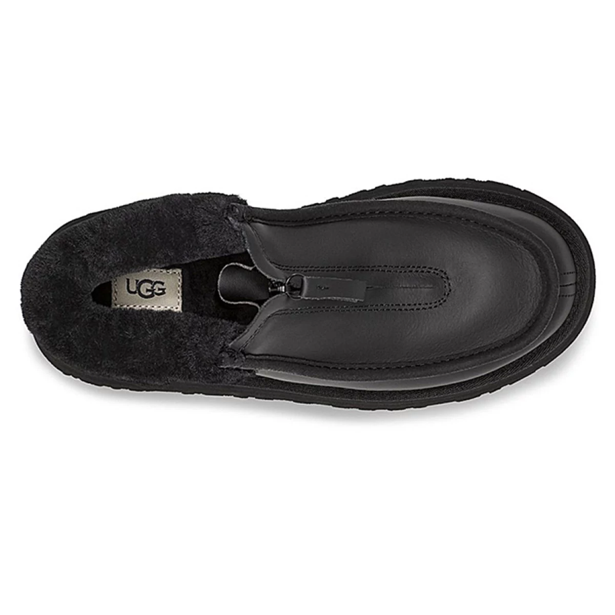 UGG Funkette Platform Boots Leather Black — фото 6