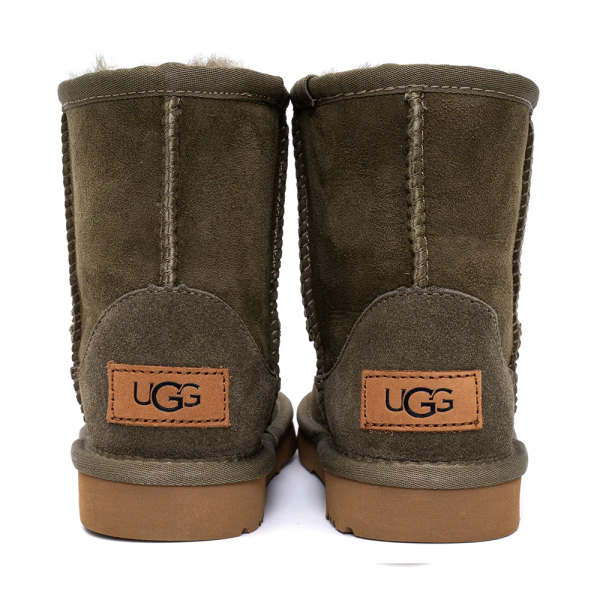UGG Kids Classic Short Khaki — фото 5
