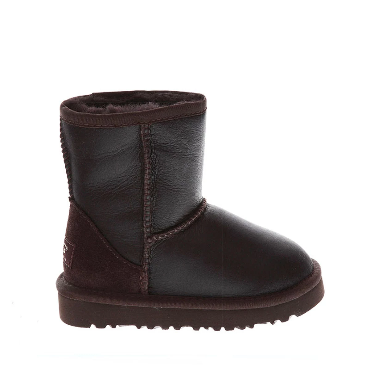 UGG Kids Classic Short Metallic Chocolate — фото 2
