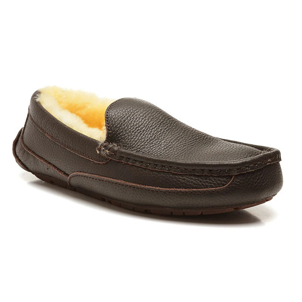 UGG Men Ascot Leather Chocolate — фото 3