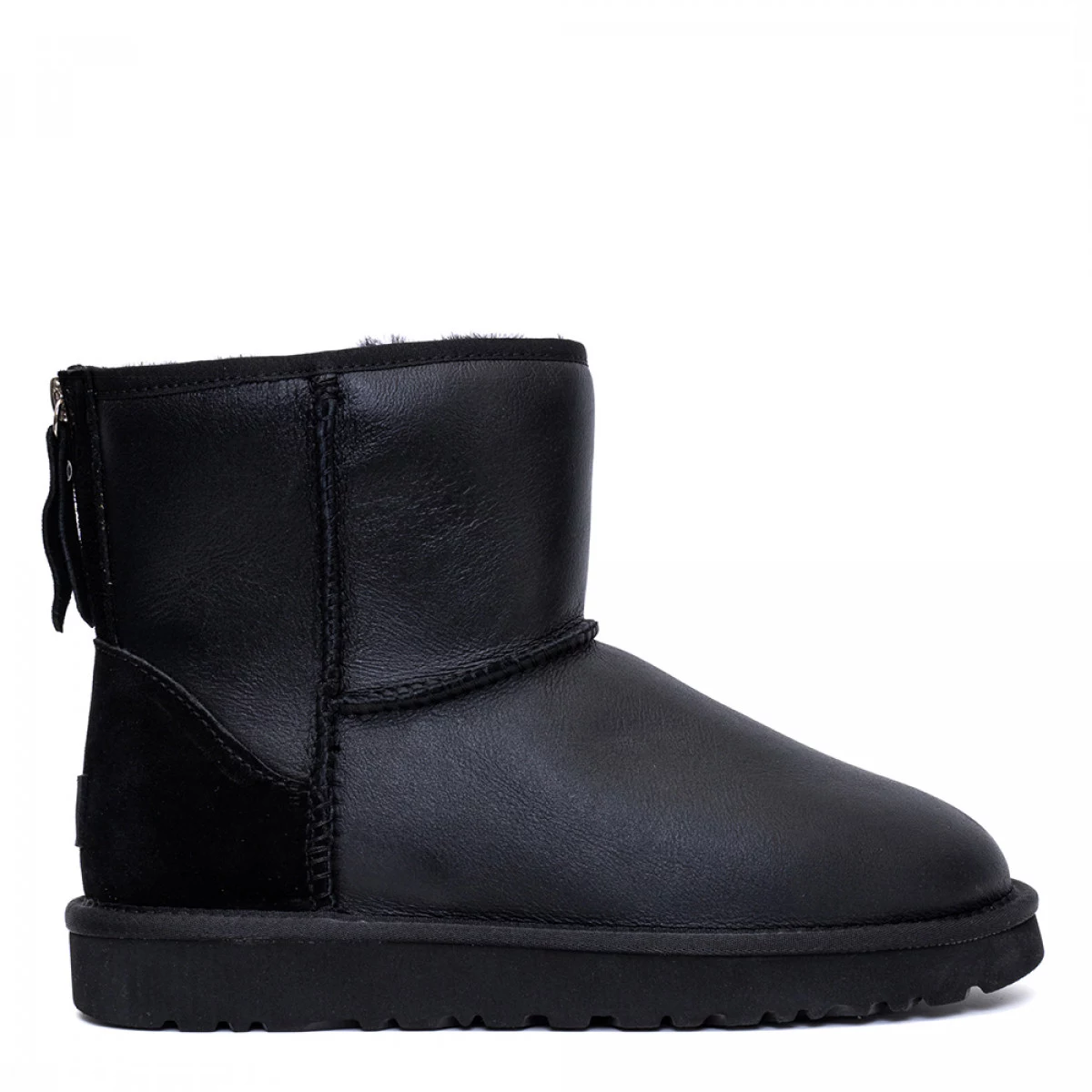 UGG Mens Classic Mini Zip Metallic Black — фото 2