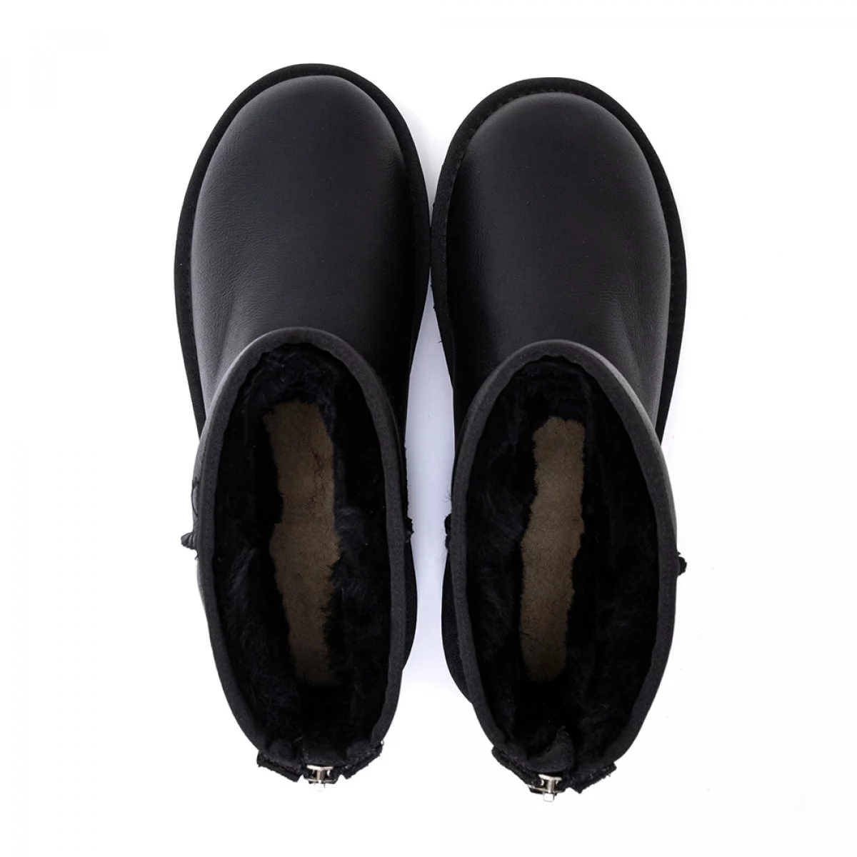 UGG Mens Classic Mini Zip Metallic Black — фото 5