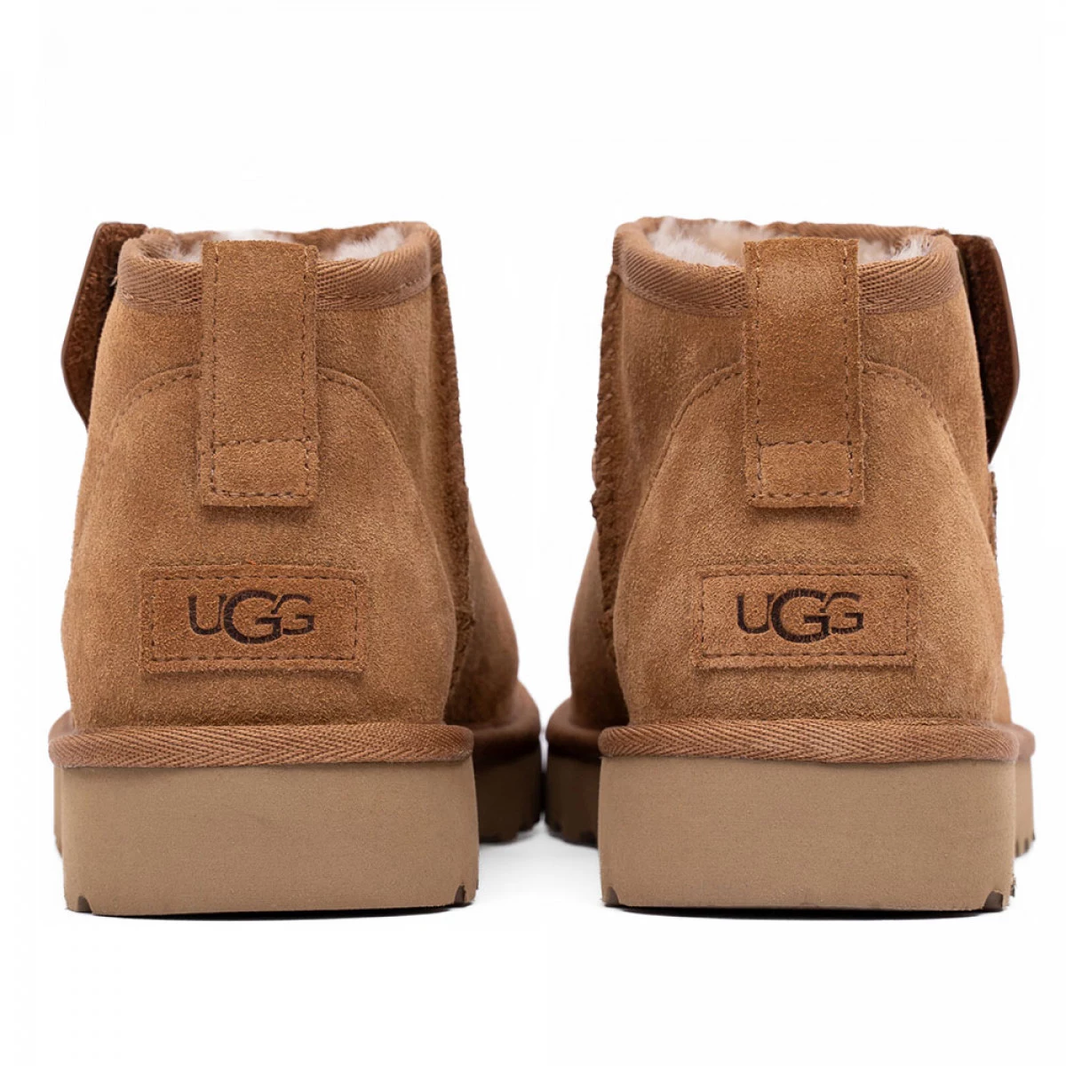 UGG Mens Classic Ultra Mini Zip Boot Chestnut — фото 6
