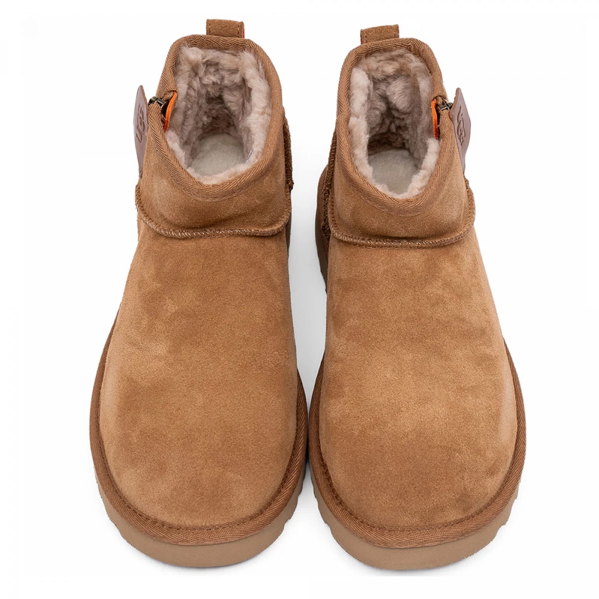 UGG Mens Classic Ultra Mini Zip Boot Chestnut — фото 4