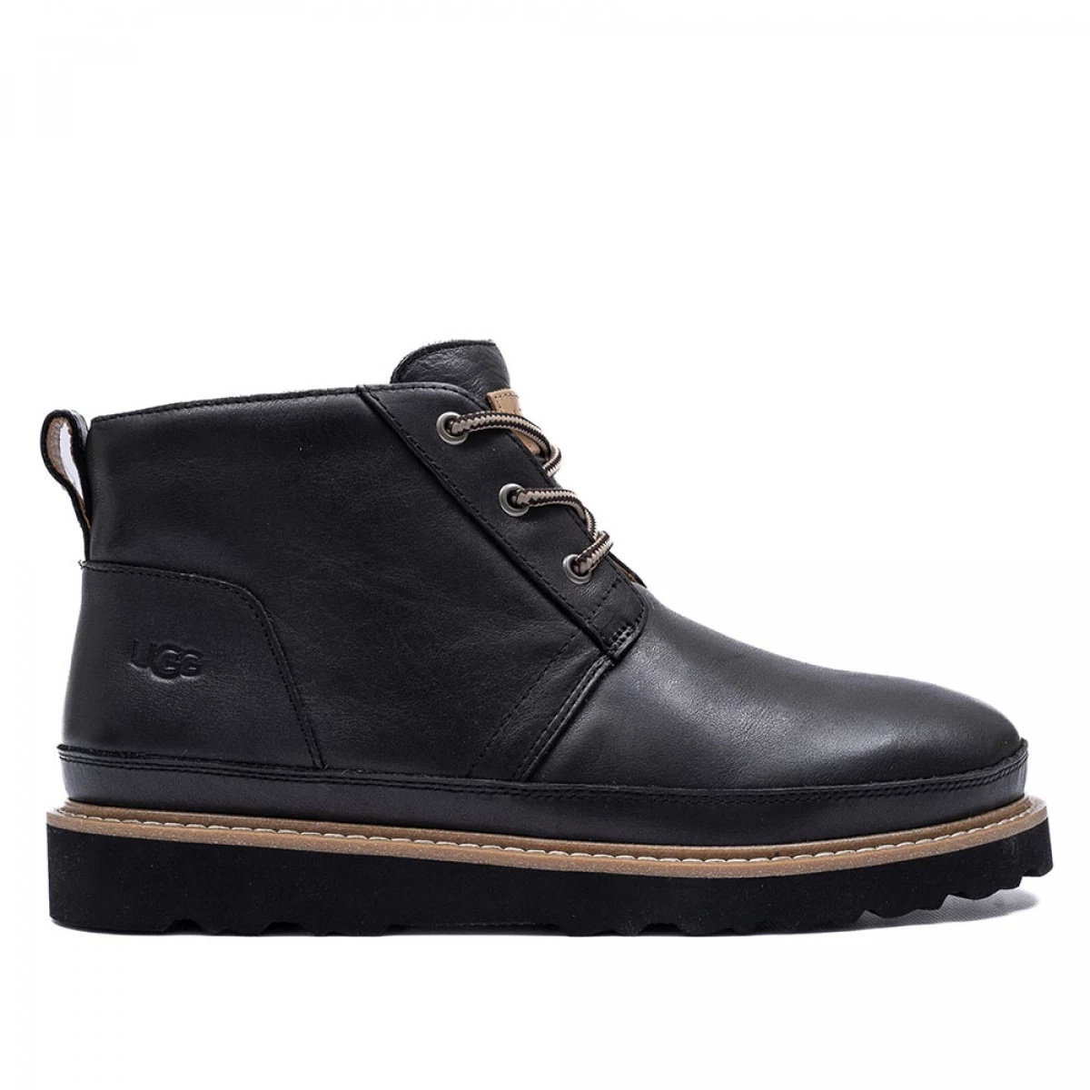UGG Mens Neumel Gentleman Leather Black — фото 2