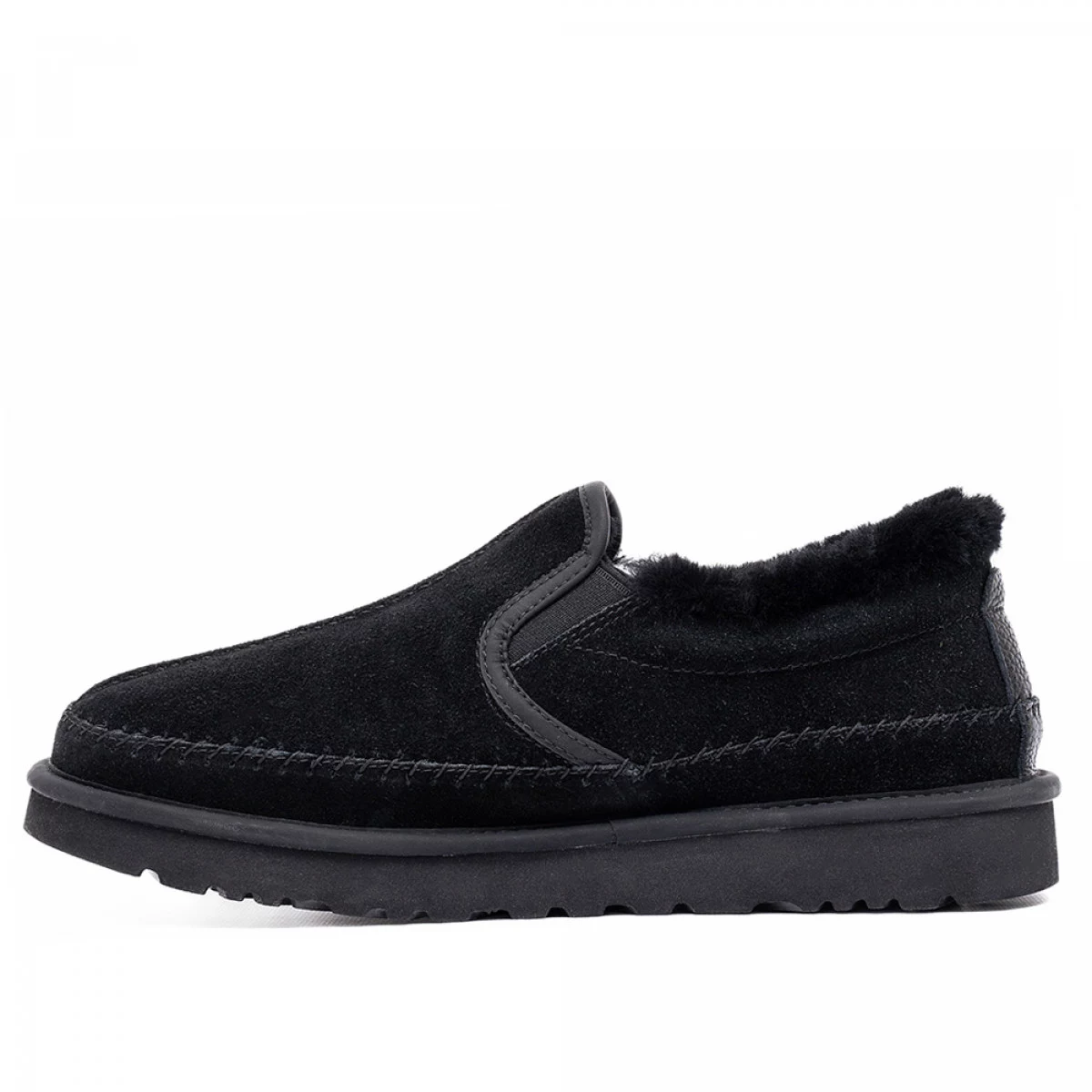 UGG Mens Stitch Slip On Black — фото 5
