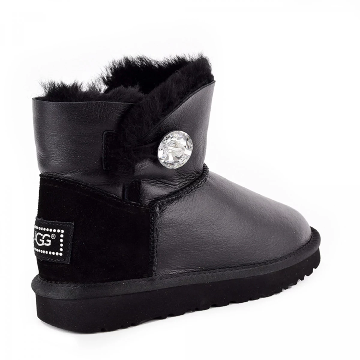 UGG Mini Bailey Bling Metallic Black — фото 5