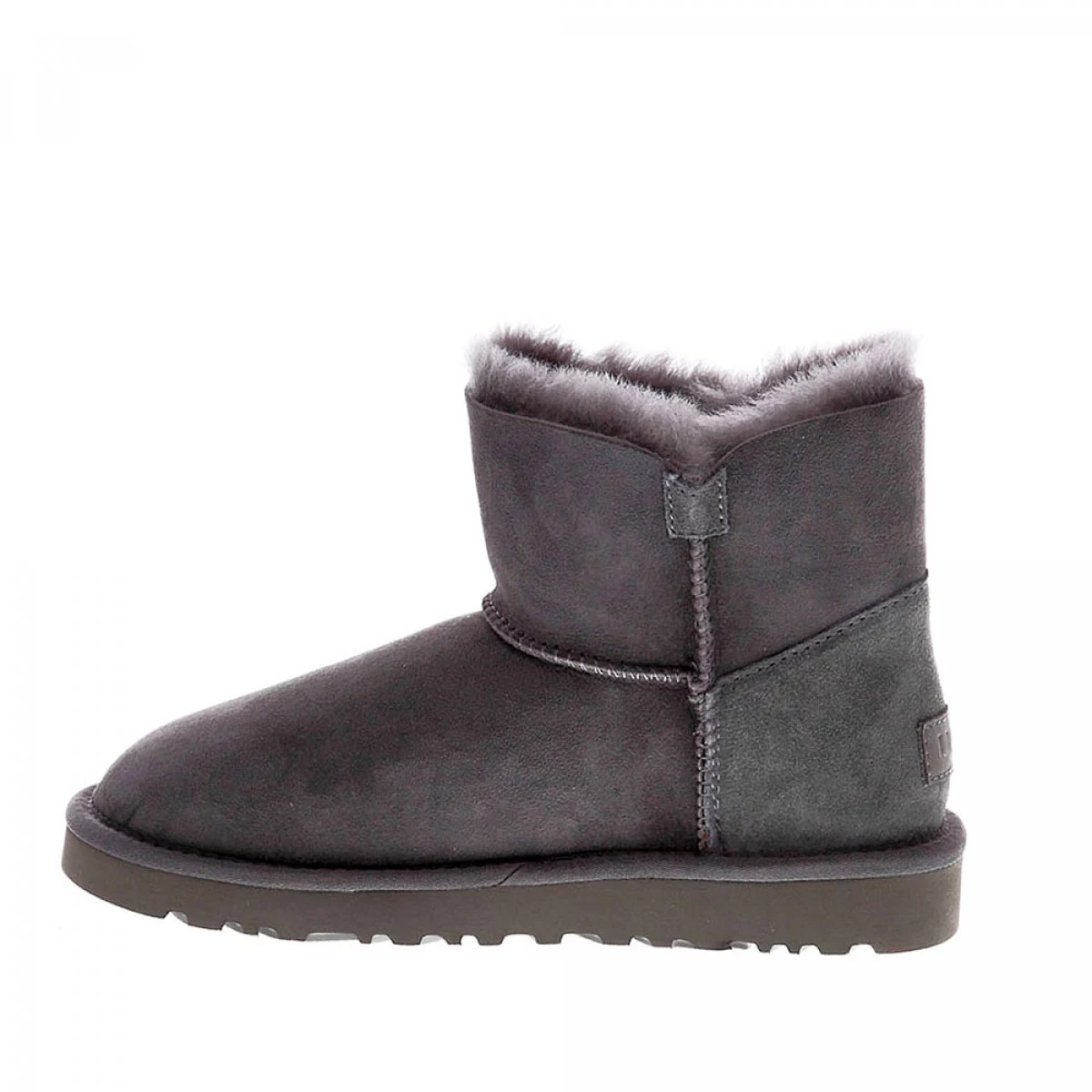 UGG Mini Bailey Button Grey — фото 4