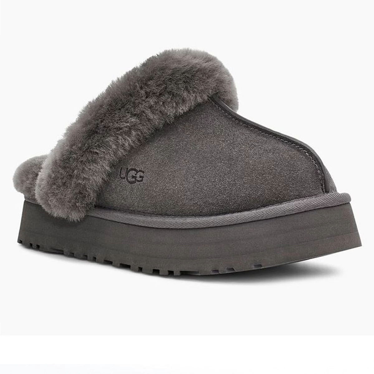 UGG Slippers Disquette Grey — фото 3