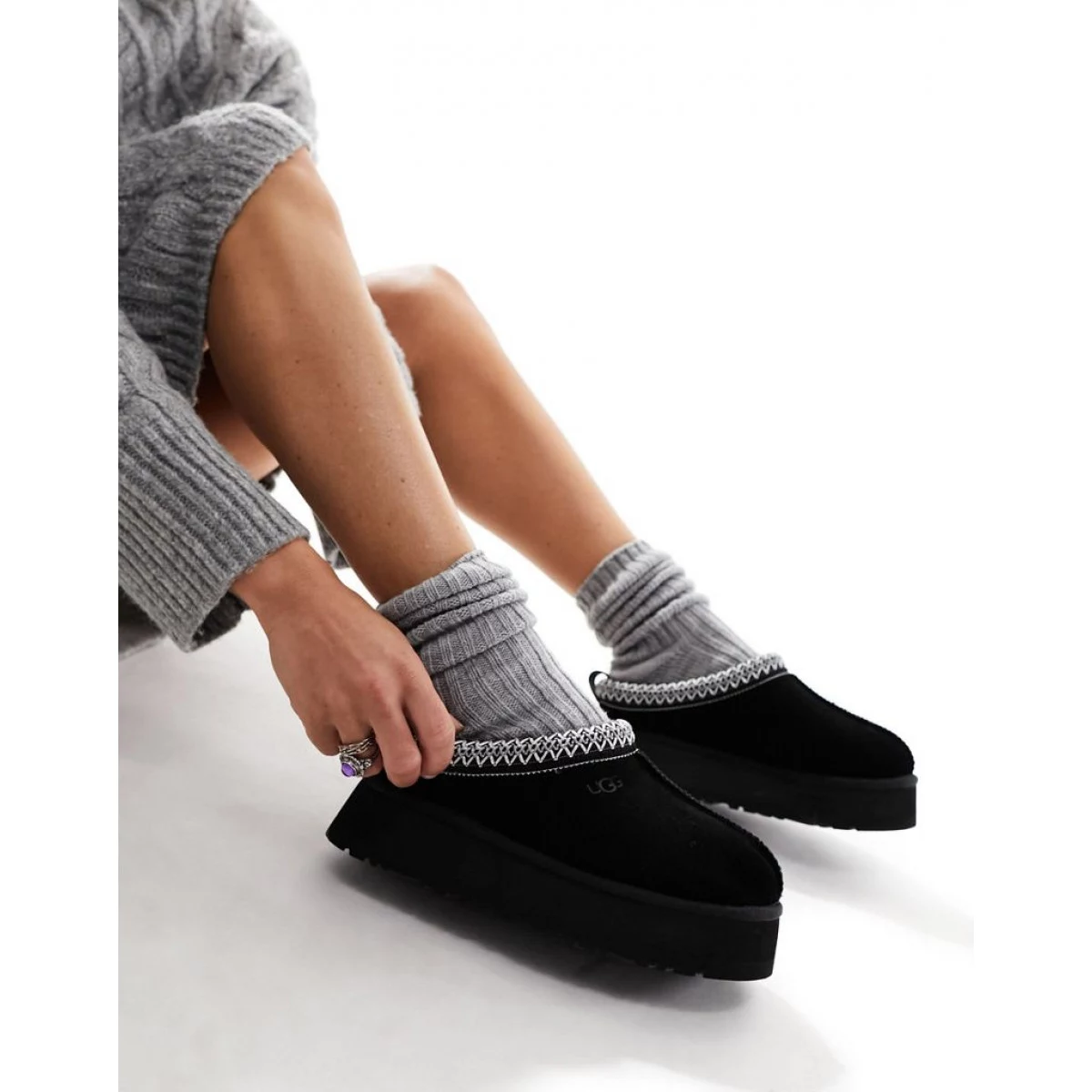 UGG Tasman Tazz Black — фото 6
