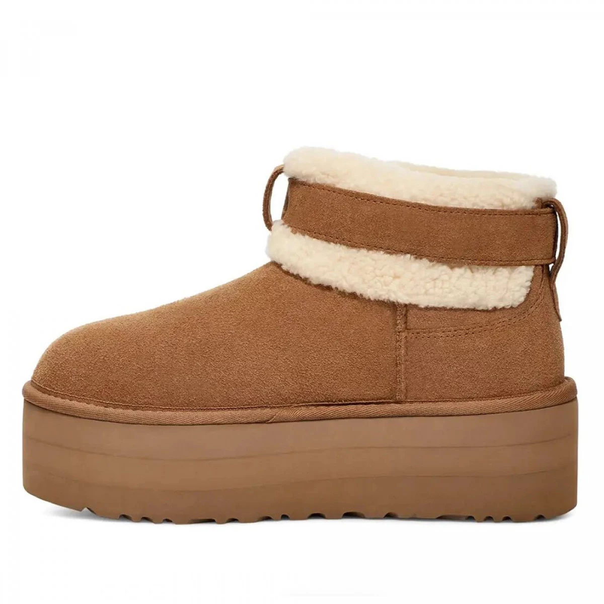 UGG Ultra Mini Belted Roller Boot Chestnut — фото 4