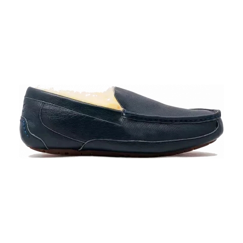 UGG Mens Ascot Leather Navy