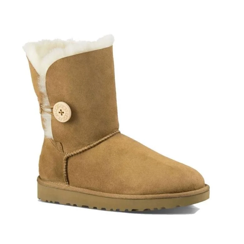 UGG Bailey Button Chestnut в цвете Каштановый