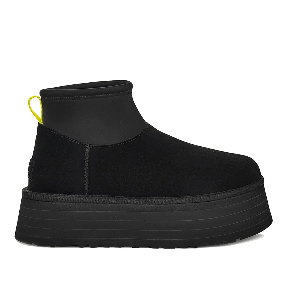 UGG Classic Mini Dipper Black в цвете Черный