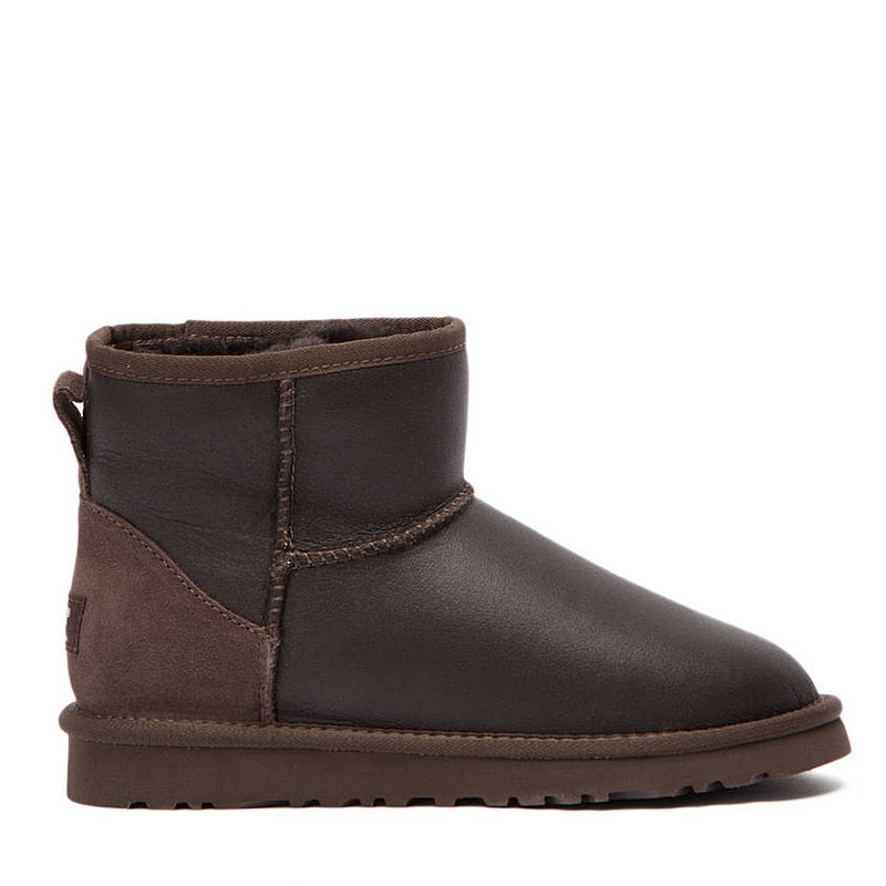 UGG Classic Mini Mens Metallic Chocolate в цвете Коричневый