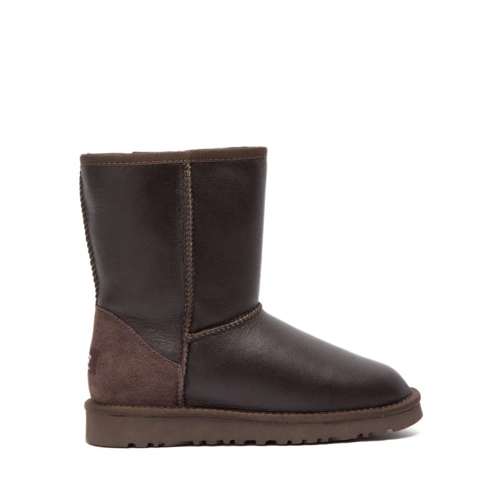 UGG Classic Short II Metallic Chocolate в цвете Коричневый