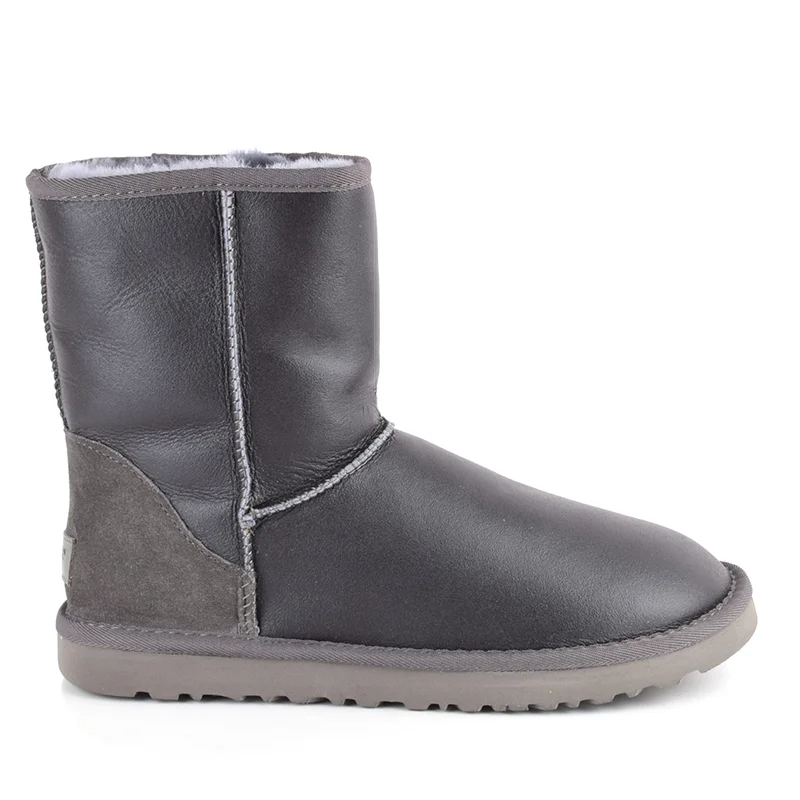 UGG Classic Short Mens Metallic Grey в цвете Серый