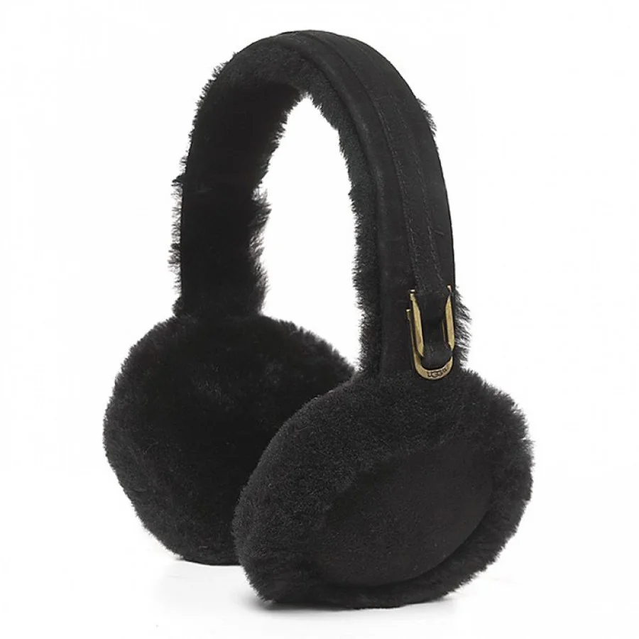 UGG Earmuff Black в цвете Черный