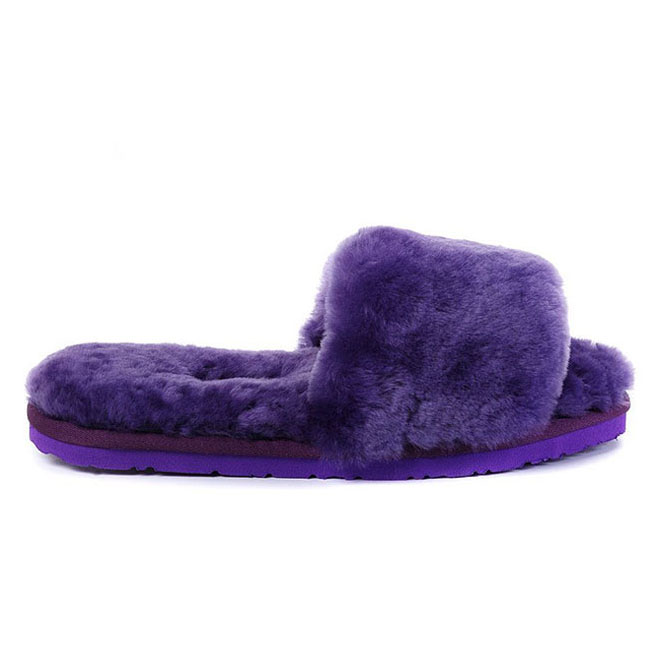 UGG Fluff Slide Slippers Purple
