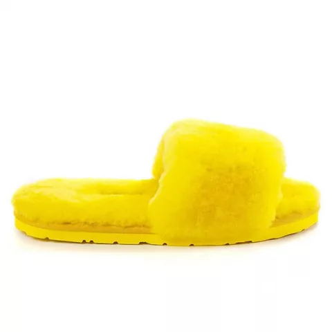 UGG Fluff Slide Slippers Yellow