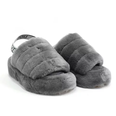 UGG Fluff Yeah Slide Grey