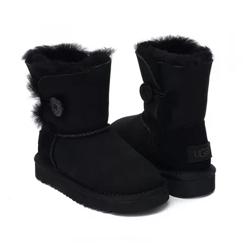 UGG Kids Bailey Button Black