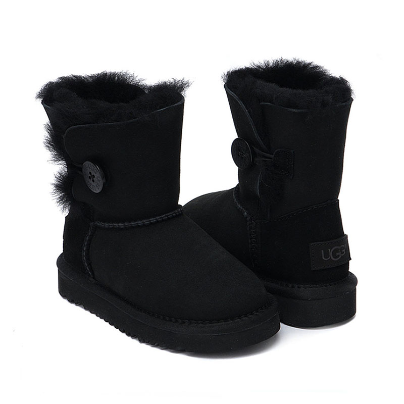 UGG Kids Bailey Button Black
