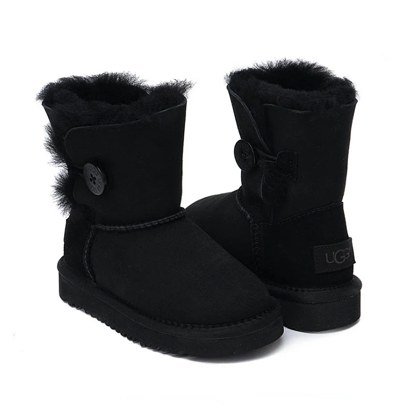 UGG Kids Bailey Button Black
