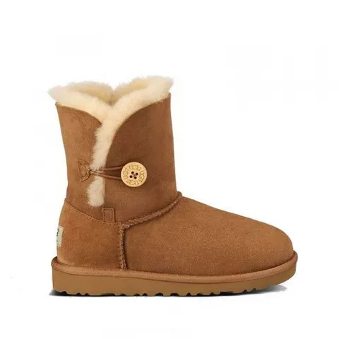 UGG Kids Bailey Button Chestnut